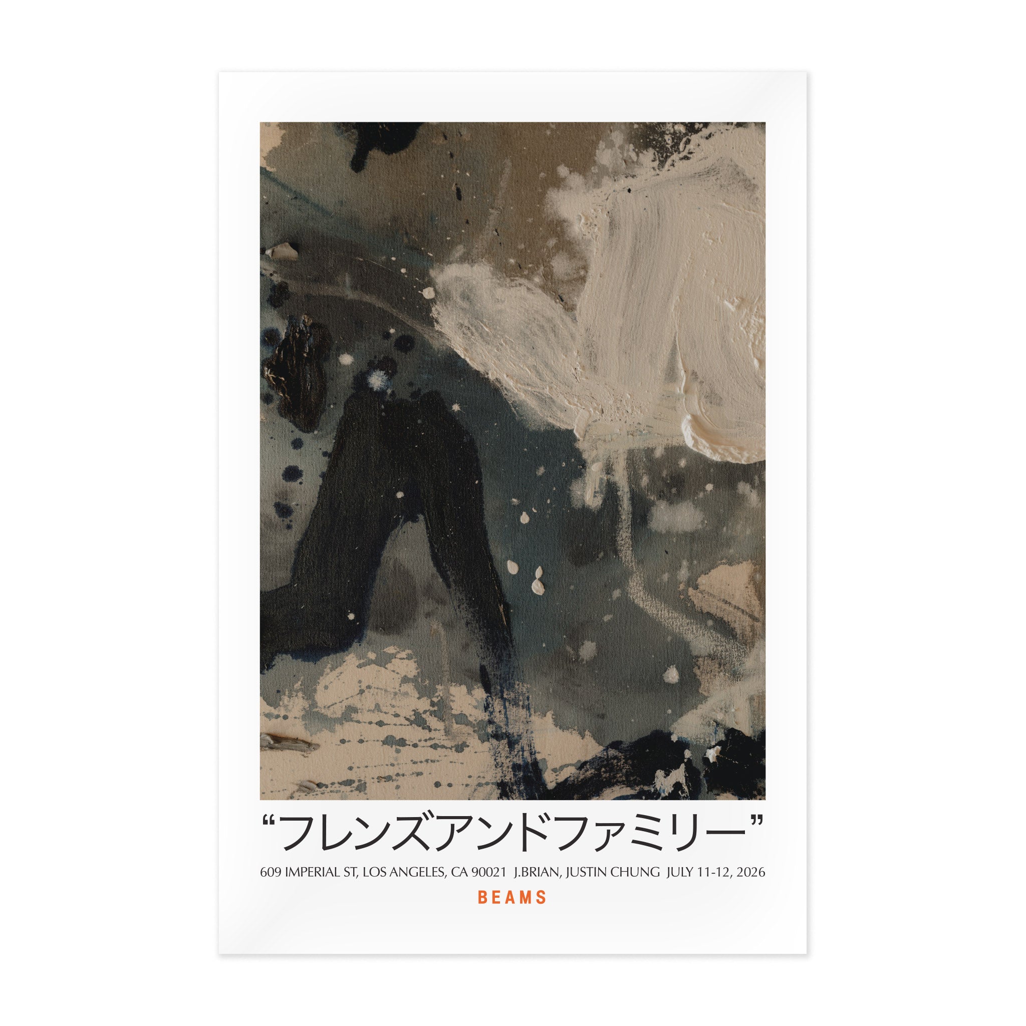 J.BRIAN X BEAMS PRINT POSTER